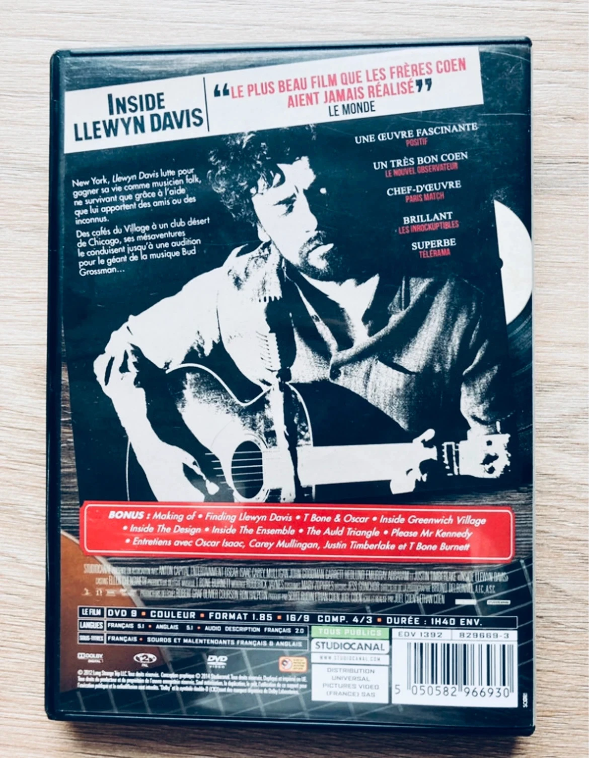 DVD Inside Llewyn Davis dos irmãos Coen. – photo 3